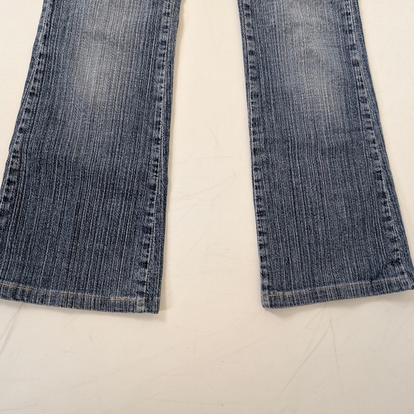 Tommy Hilfiger Denim Jeans Pinstripe Low Rise Jenna Hip Hugger Skinny Bootcut - Picture 5 of 9